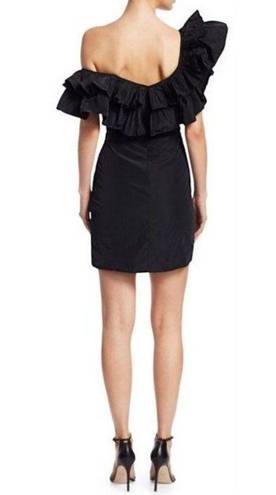 Alexis  Benicia Sheath in Black XLarge Womens Ruffle Cocktail Mini