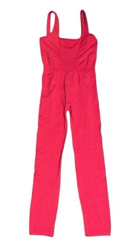 Free People Movement  red good karma onesie