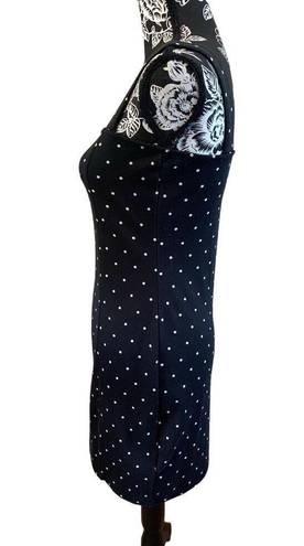 Divided  By H&M Black Polka Dot Mini Dress Formal Career Workwear