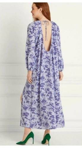 Hill House NWT  The Simone Dress Lilac Tonal Floral XS