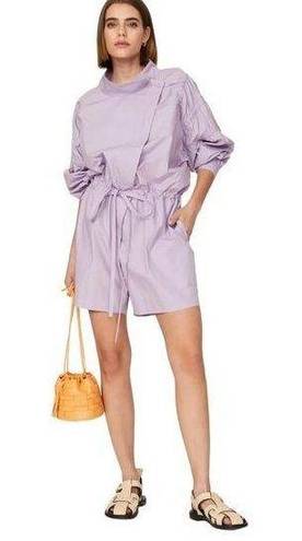 One Piece AKNVAS Ketevan Cotton Romper in Purple Medium Womens Short 