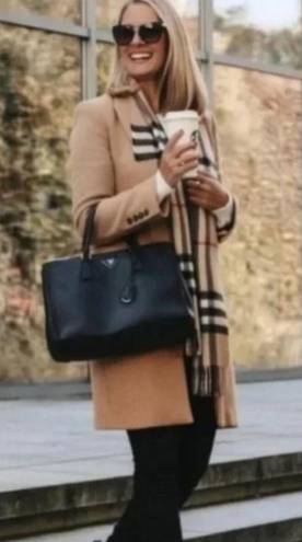 ZARA  Menswear Style Long Wool Coat Camel