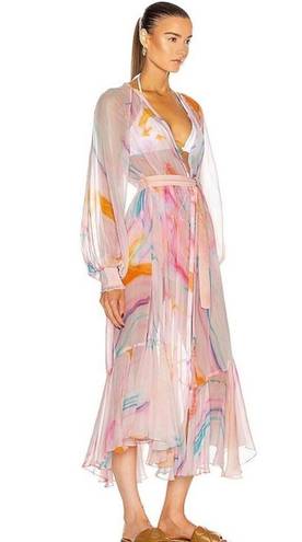 Rococo  Sand Davina Robe Dress - Pink Multi - XS