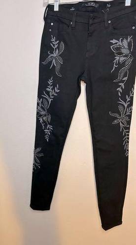 Liverpool Stitch Fix LVPL  Skinny Beaded Embroidered jeans