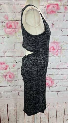 Wilfred Free  Women's Sleeveless Open Low Back Dress Marbled Gray Size L