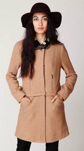 Free People  Convertible Wool Blend  Coat