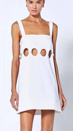 Alexis  Baring Cut Out Dress In Blanche White L