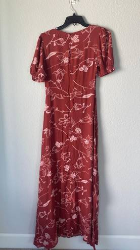 Petal and Pup  Franklin Maxi Dress in Rust Size 6 NWT