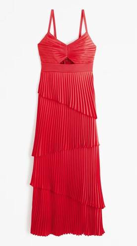 Abercrombie & Fitch Giselle Pleated Maxi Dress