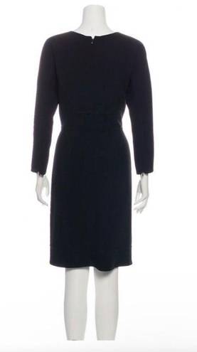 Oscar de la Renta  SZ 10 black wool Dress