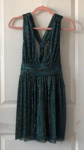 Lulus Blue Green Sparkly Dress