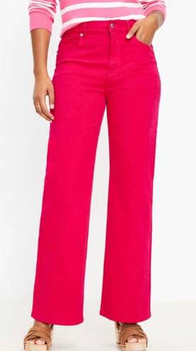 Loft Pink Wide Leg Pants