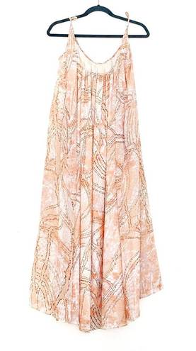 Lovers + Friends Peach Maxi Slip Dress