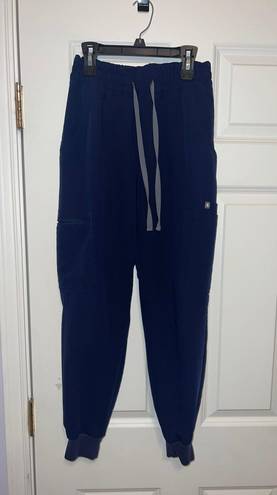 FIGS Navy High Waisted Uman Relaxed Petite Jogger Scrub Pants