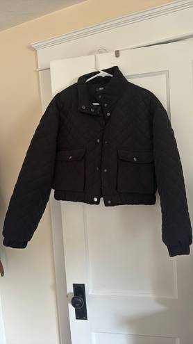 Missguided Black Puffer Jacket