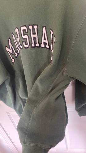 Steve & Barry's Steve And Barry’s Vintage Marshall University Crewneck Green