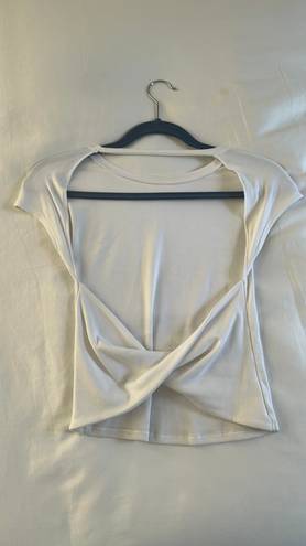 ZARA Open Back Top