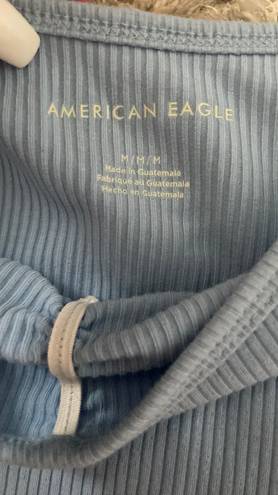 American Eagle Outfitters Baby Blue Crop Top