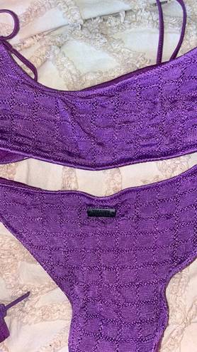 Triangl Dark Purple Bikini Set