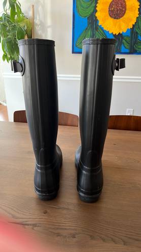 Hunter Black Rainboots