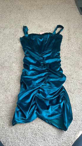 Micas Teal Blue Dress