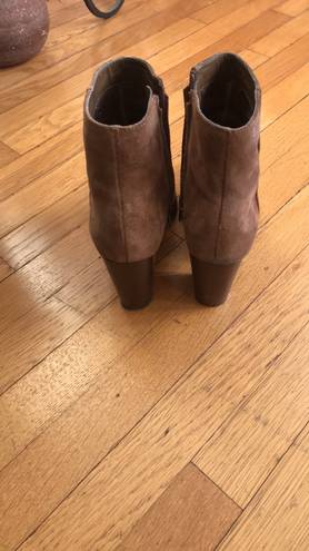 Sam Edelman BLAKE brown suede booties