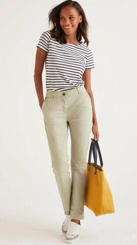 Daisy Boden Beige Slim Fit Soft Stone  Chino Trouser Pants Women's Size US 6