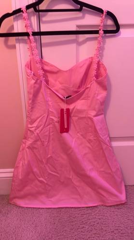 Beginning Boutique marbelle pink mini dress