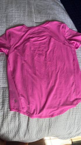 Lululemon Hot Pink Reflective Shirt