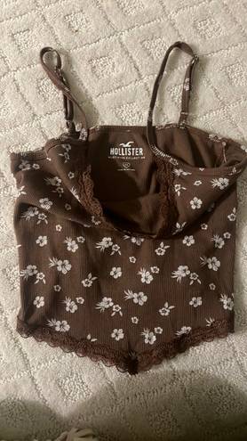 Hollister Brown Tanktop