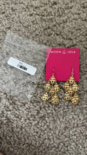 The Moon  & Lola Gold Cairo Earrings 