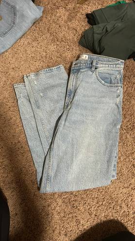 Abercrombie & Fitch Curve love Ultra High Rise 90s Straight Jean