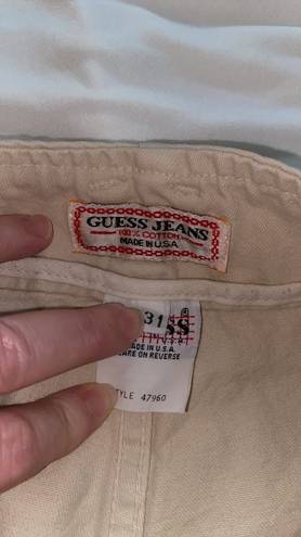 Guess Jeans denim shorts 100% cotton button/zip closure size 31