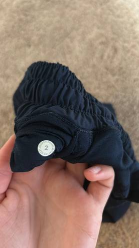 Lululemon Navy Blue Hotty Hot Shorts