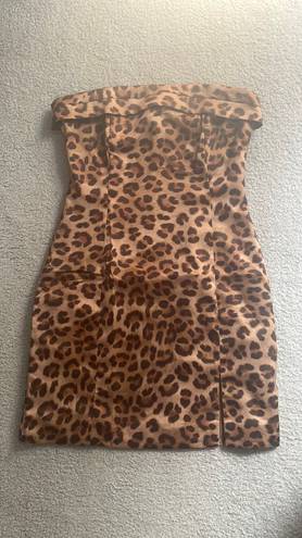 RUNAWAY THE LABEL Cheeta Print Runaway Dress