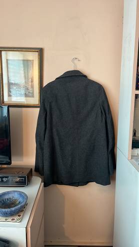 Banana Republic Gray Wool Peacoat