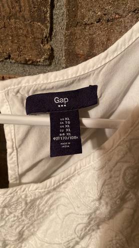 Gap White Tank Top Xl