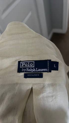 Polo Linen Button Down Shirt
