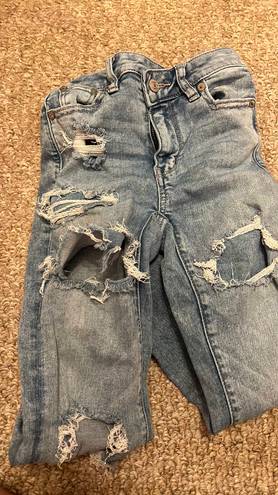 American Eagle Outfitters Flare Ripped Jeans