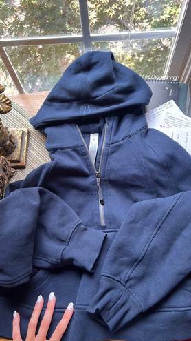 Lululemon Navy Half zip Scuba