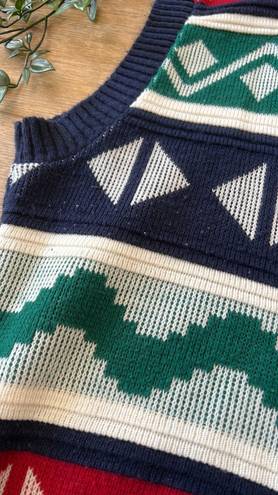 Cabin creek Vintage Christmas Knit Vest 