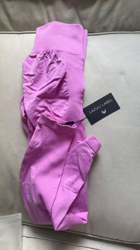 Lazuli Label Seamless Scrunch Leggings Pink