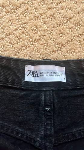 ZARA Black Denim Shorts