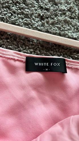 White Fox Boutique White Fox Pink Silk Dress