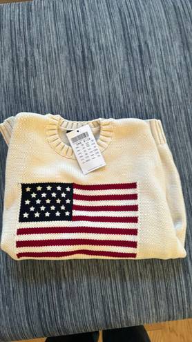 Brandy Melville American Flag Sweater