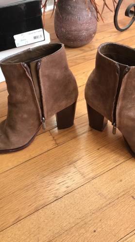 Sam Edelman BLAKE brown suede booties