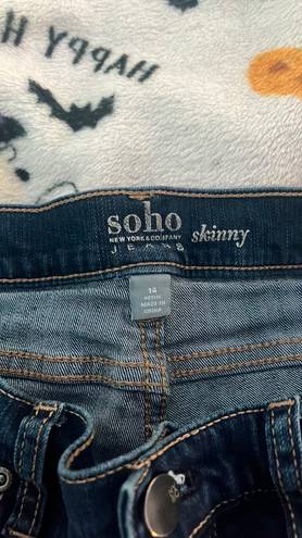 DKNY Shimmery Soho Skinny Jeans