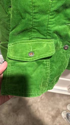 Tommy Hilfiger Green Corduroy Blazer Jacket