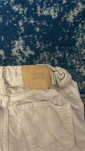 ZARA creme jeans