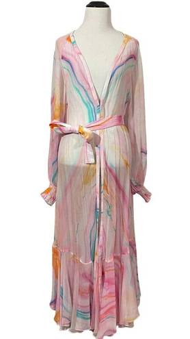 Rococo  Sand Davina Robe Dress - Pink Multi - XS